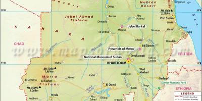 Карта города Судана